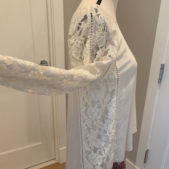 Chelsea Flower Silk and Lace Blouse - Picture 3 of 6